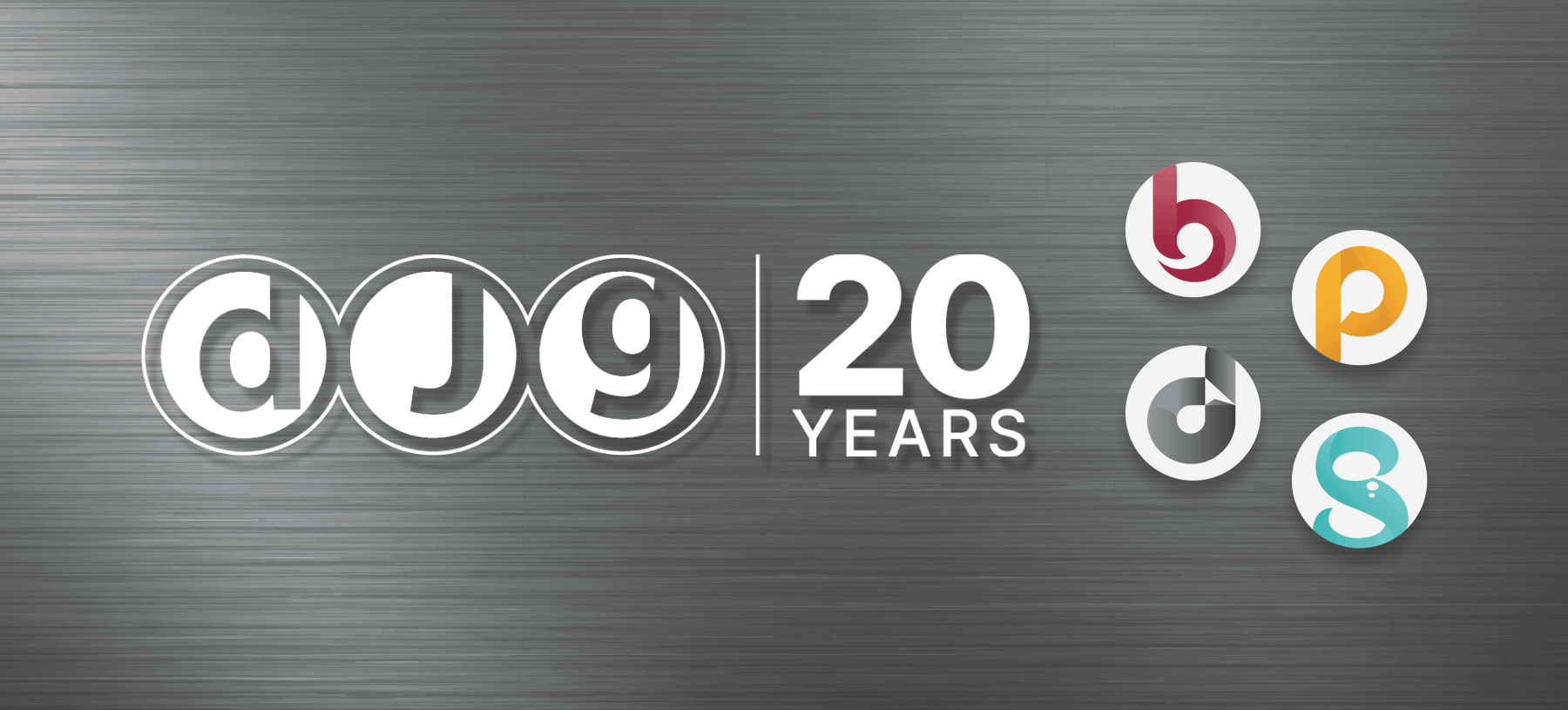 DJG 20th Anniversary Graphic