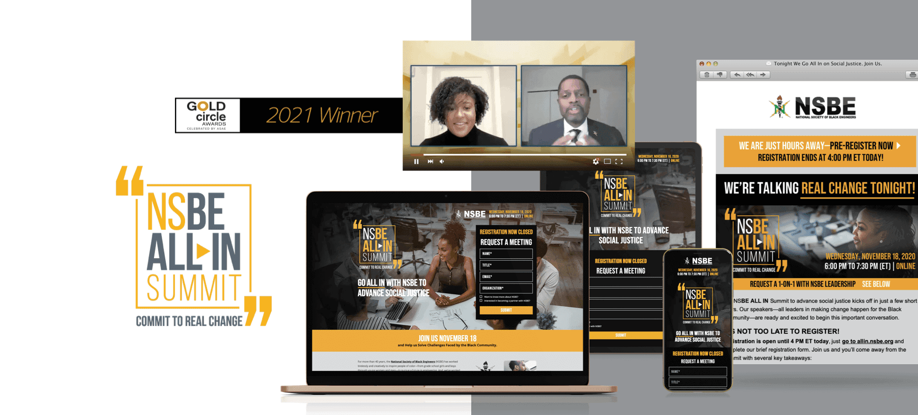 Featured image of National Society of Black Engineers Social Justice Event Receives ASAE Gold Circle Merit Award